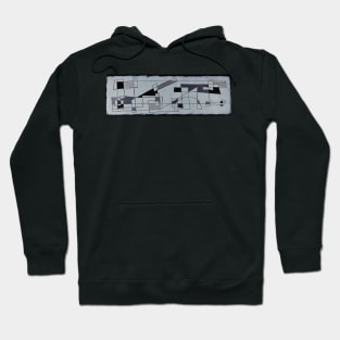 Expressive automatism abstract 895 Hoodie